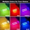 SAMGCHI Car USB Night Lights, Retro Touch Control Car Ambient