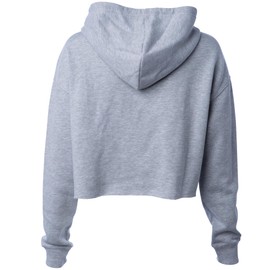 Global Blank Womens Cropped Hoodie Crop Top Sweatshirts for Women Cropped Sweater, Light Gray, Medium