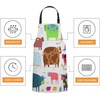Smooffly Cows Apron,Adjustable Neck Bib Apron for Men Women,Suitable for