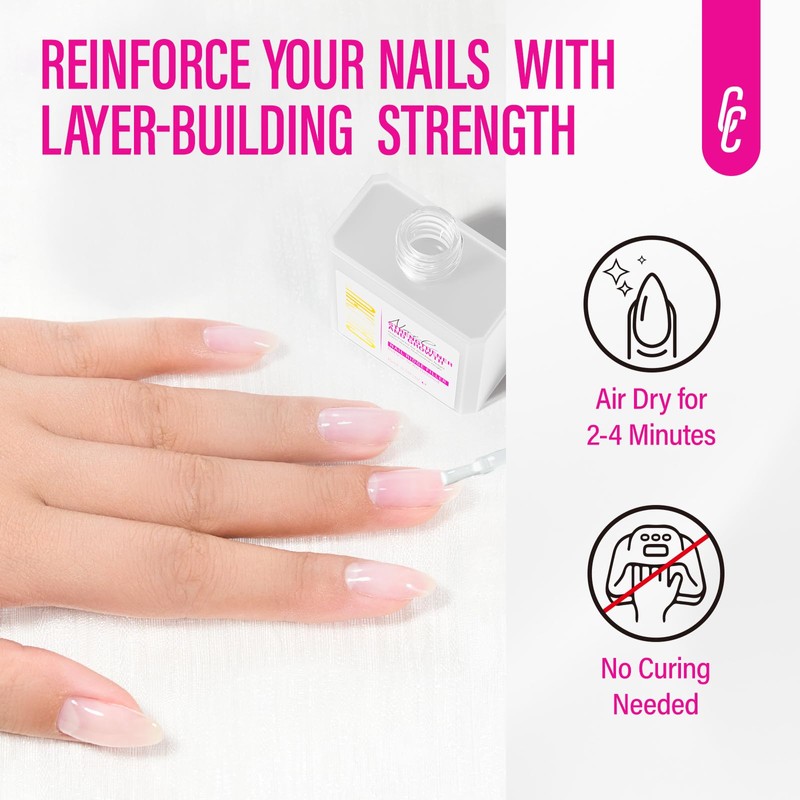 Nail Strengthener for Women: 8 in 1 Natural Nail Hardener