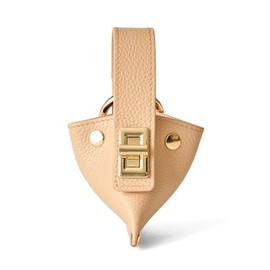 Hazel Key Holder, Key Case, Smart Key Triangle Key Charm, Women's Apricot Free, Anne