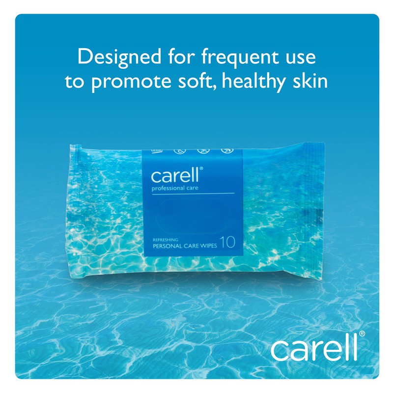 Carell Professional Care - Pack of 10 Wipes - Refreshing