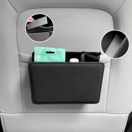 MOKIDO Auto Mülleimer Klein,Mini Mülleimer auto,Universal Faltbare Auto Mülltonne Papierkorb,Auto Mülleimer Klein Hängende Aufbewahrungsbox,Auto Kofferraum Organizer für Auto, SUV, LKW, Minivan 7L