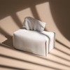 OLETHA Aesthetic Rectangle Tissue Box Cover, High Flat Box Tissues