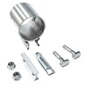 Autokemat 3" Exhaust Clamp for OD Pipes, 304 Stainless No-Weld