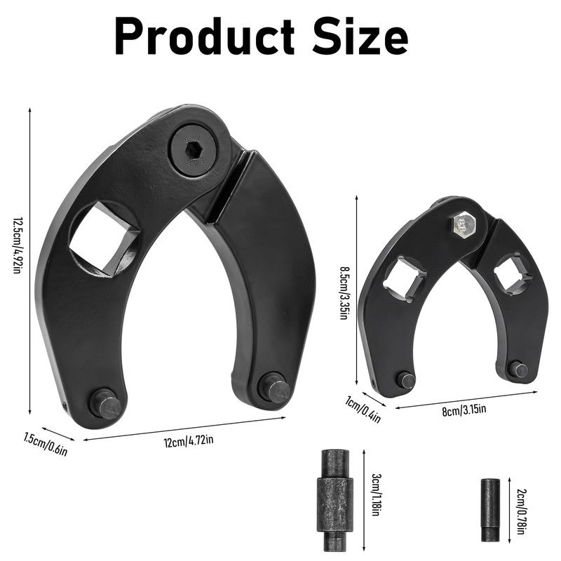 Adjustable Gland Nut Wrench Set of 2 1266 & 7463,