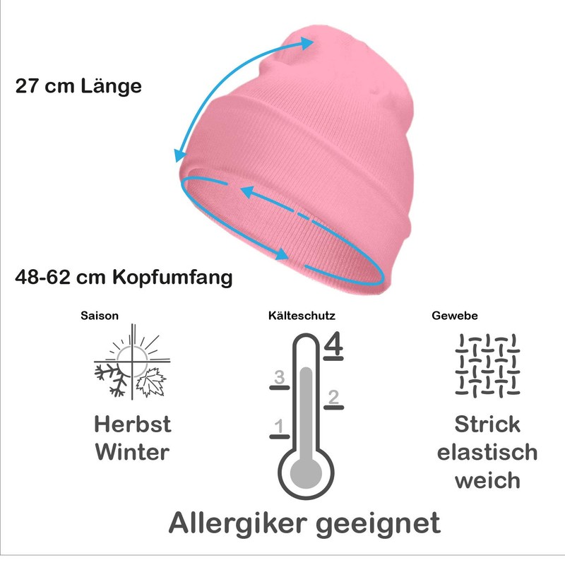 Compagno Winter Hat for Men Boys Women Girls Knitted Beanie