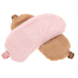 Ipetboom Plush Sleeping Blindfold Pcs Furry Nap Mask Soft Eye Covers for Improved Sleep
