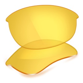 ThunderClap Polycarbonate Lenses Replacement for Oakley Half Jacket Sunglasses, Crystal Yellow - Anti-fog, Half Jacket