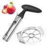 Apple Slicer & Corer Set, Stainless Steel Apple Slicer, Apple