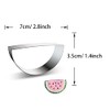 WJSYSHOP Watermelon Shape Cookie Cutter