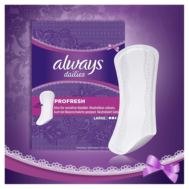 Always Profresh Slipeinlagen Normal, 64 Stück
