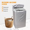 Washer and Dryer Cover Polyester Fiber Waterproof Sunproof Protective Washing