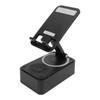 360 Degree Rotatable Cell Phone Stand with Speaker, Cordless Charging