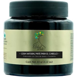 Arbol Verde Cera Natural para Cabello a base de cera de abeja y candelilla 60 grs