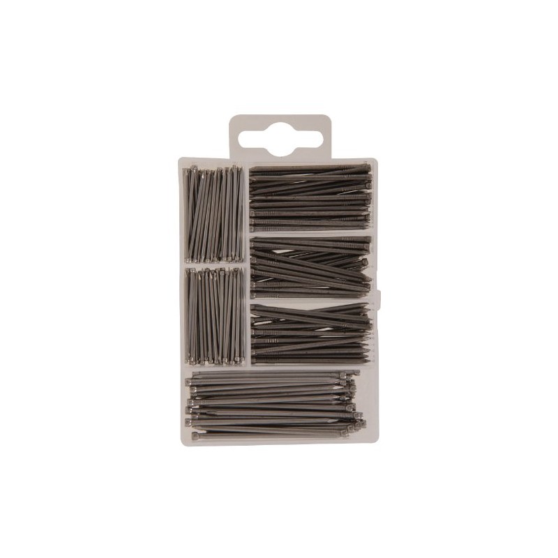 The Hillman Group 591511 Small Finish Nail Kit, 150-Pack,Silver