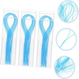 150 Nylon Floss Sticks, Portable Oral Cleaning Tool with storabox, Blue Floss, Adult interdental Cleaner