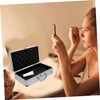 Veemoon Password Suitcase Briefcase Toolbox Silver Aluminum Briefcase Base Tool