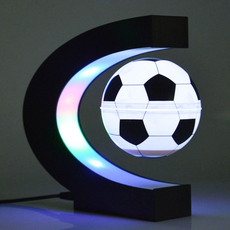 Magnetic Levitation Soccer,C Shape Base Magnetic Floating Football Decor Floating