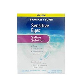 Sensitive Eyes Plus, 12 Fl oz, Twin Pack by Bausch & Lomb