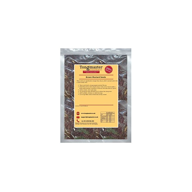 Brown Whole Mustard Seeds - 200g