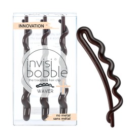 Invisibobble Waver Pretty Dark Brown 50g Pack of 3
