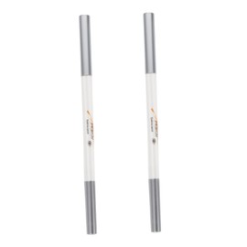 PACKOVE 2Pcs Eyebrow Pencils with Brush Dual Ended Makeup Brow Enhancer Natural Look for All Day Wear for Travel and Outdoor Use