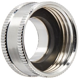 Plumb Pak PP800-64LF Dual Threaded Faucet Aerator Hose Adapter, 55/64-27 Id X 3/4-11-1/2 Od, 3/4" x 11-1/2"