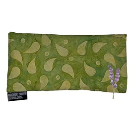 Mother Earth Pillows Therapeutic Eye Pillow (Green Print - Soothe Herbal Blend)