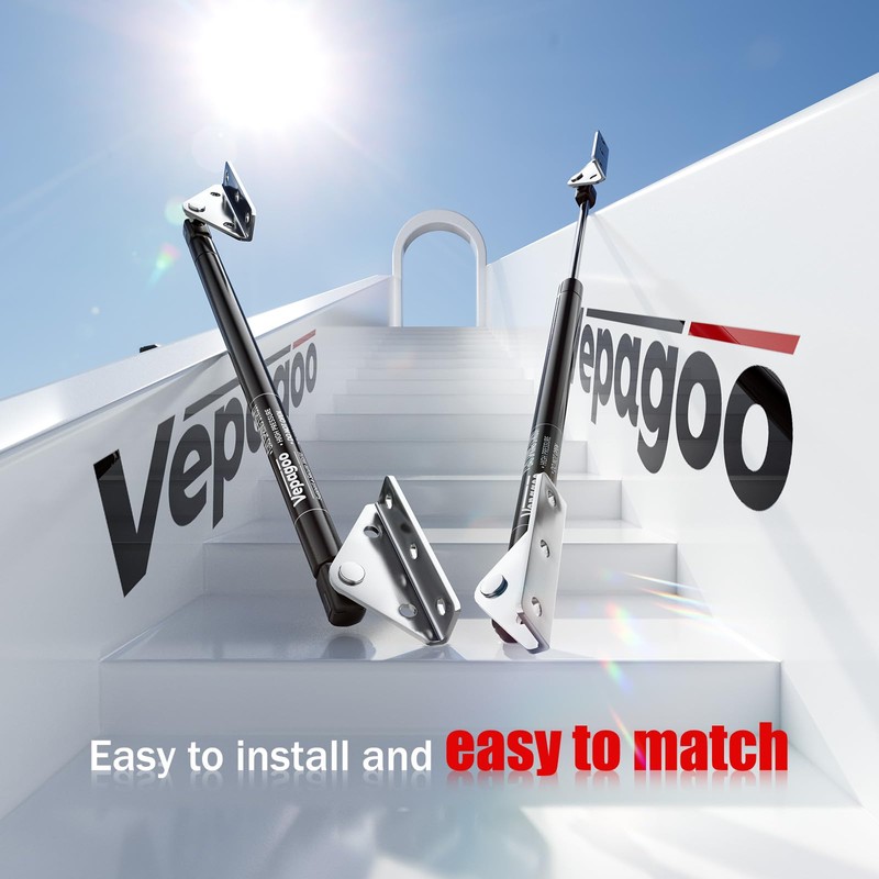 Vepagoo 10mm Ball Stud Mounting Bracket, Gas Struts Lift Support