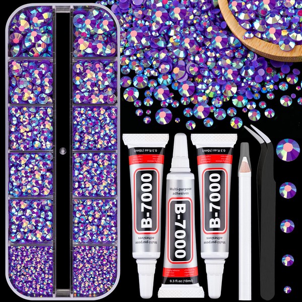TINKRSTUFF Resin Jelly Rhinestones for Crafting with B7000 Jewelry Glue,