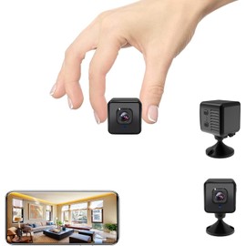 4K HD Spy Camera Indoor Outdoor Wireless WiFi Cameras,Home Security Mini Body Small Camera Micro Nanny Cam,Pet Dog Babysitter Surveillance Camera,Room No Need WiFi Camera Compatible with Android