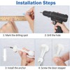 24 Pack Door Stop Heavy Duty Solid Rigid Door Stoppers