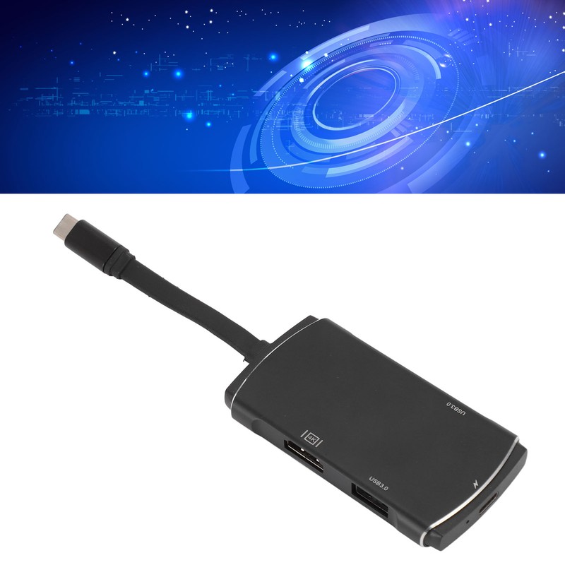 Type C Hub 6 in 1 4K HD Multimedia Interface