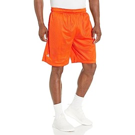 Russell Athletic Men's Mesh Short with Pockets, Burnt Orange, Medium