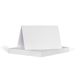 Name place cards | plain white folded table name cards for party reception birthday 25 50 or 100 pieces | name cards for table setting | wedding name cards | (25 cards)