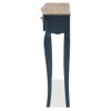 Baxton Studio Classic and Provincial Console Table in Blue Spruce