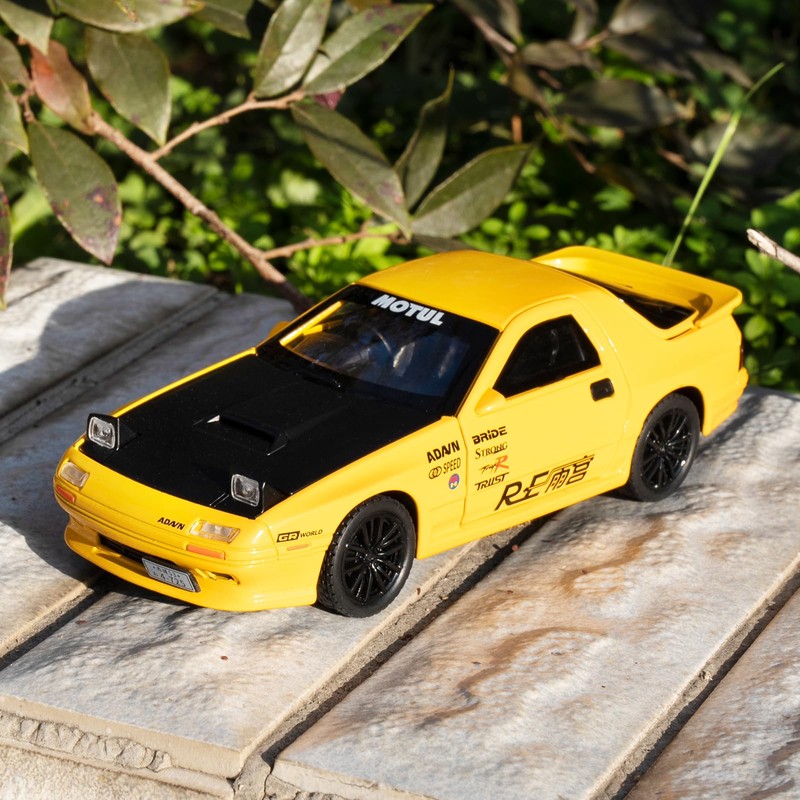 imtfzct 1/32 Mazda RX7 Model Car, Die-Cast Aluminium Toy Car,
