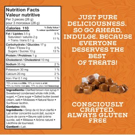 Lovely Candy Co. Soft and Chewy Caramels, Individually Wrapped, 6oz (6-Pack) | Gluten-Free, Non-GMO, No High Fructose Corn Syrup