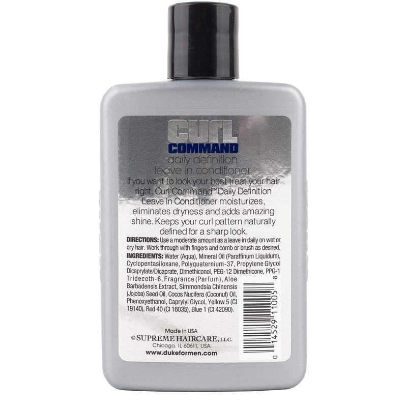 Duke Curl Command Leave In Conditioner