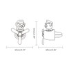 Car Air Freshener Cartoon Cute Bear Duck Pilot Automotive Air