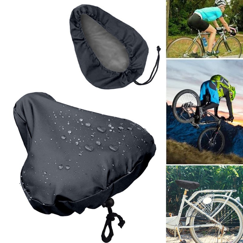 CZlinOduMMX Saddle Protector Waterproof Bicycle Set of 2 Seat Covers