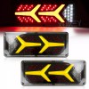 XUKEY Pair 76LED Truck Tail Brake LED Sequential Flowing LED