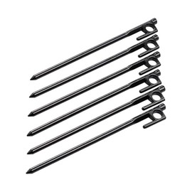 VAUDE vpe6 10985 Tent Peg Cast Iron 20 cm Black
