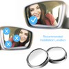 OBTANIM OBTANIM 4 Pack Blind Spot Car Mirror 2 Inch