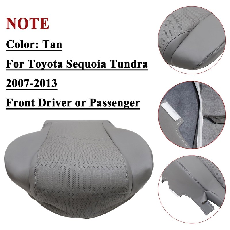 NLQR Front Driver or Passenger Bottom Replacement Perforated Seat Cover