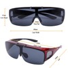 Br'Guras Fit Over Polarized Sunglasses Flip Up Lens for Men