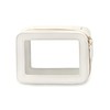 Transparent Waterproof PU Leather Cosmetic Bag for Cosmetics and Accessories
