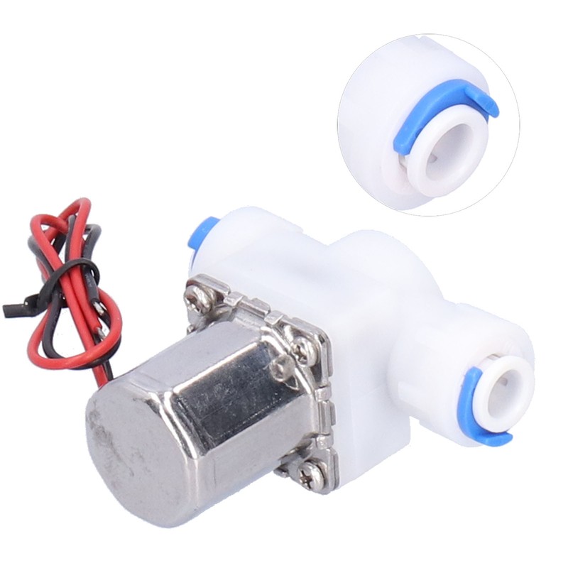 1/4in Solenoid Valve Drinking Water Quick Connector Bistable Pulse Hydraulic