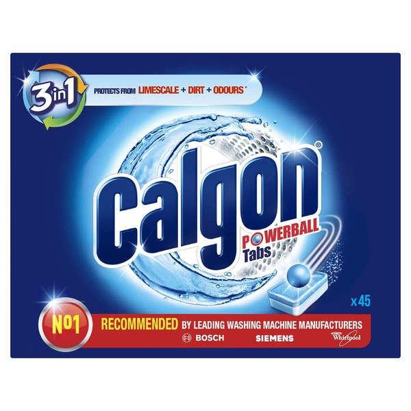 Calgon Tablets 3 in 1 Water Softener 45 Tablets